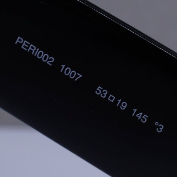 Palm Angels PERI002 PALM 1007 Rectangle Sunglasses - Black/Dark Grey - Picture 9 of 10